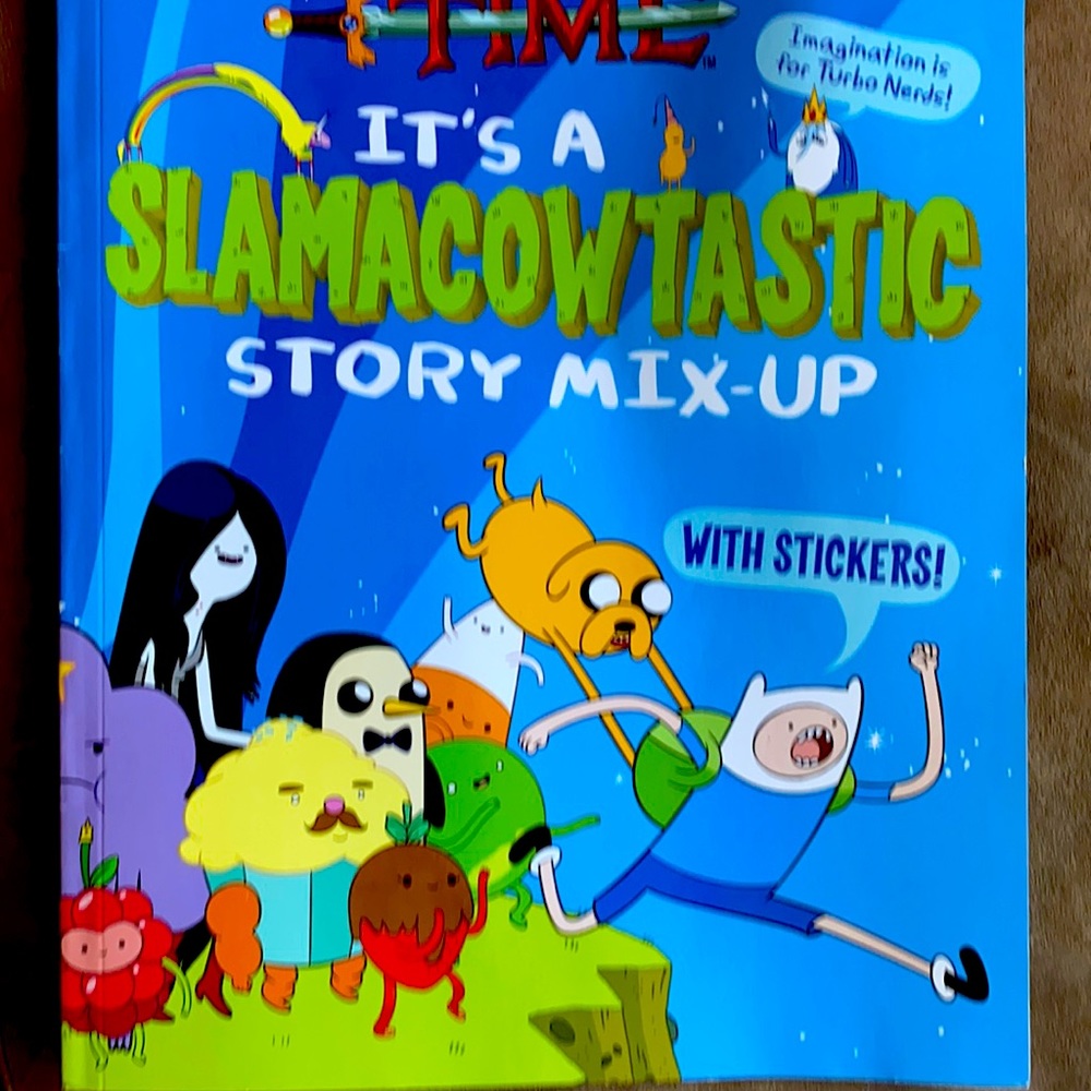 New Adventure Time book with stickers
